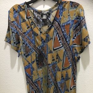 4/$12 Printed Maxi dress